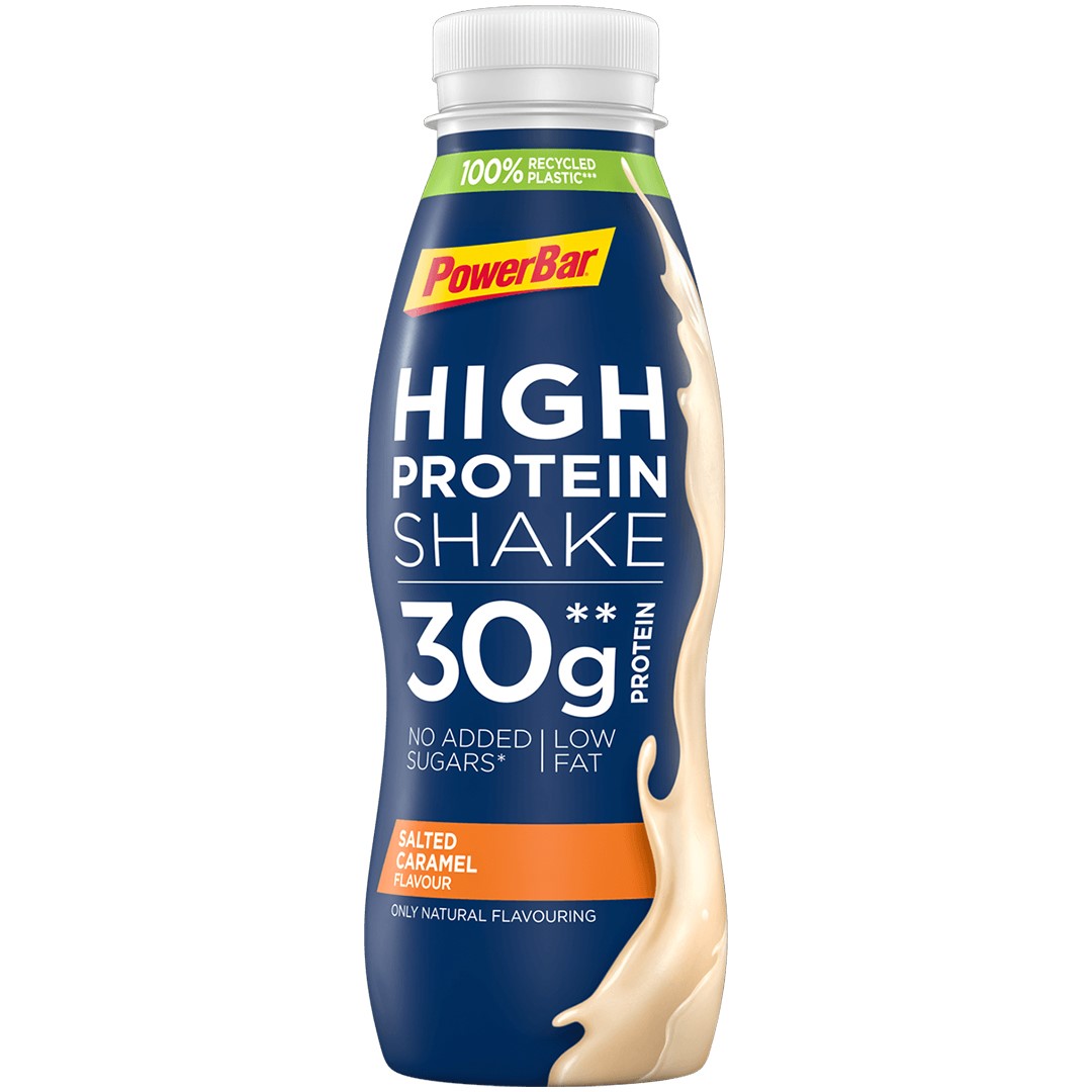 Proteinplus High Protein Shake Salted Caramel 330ml Fra Powerbar
